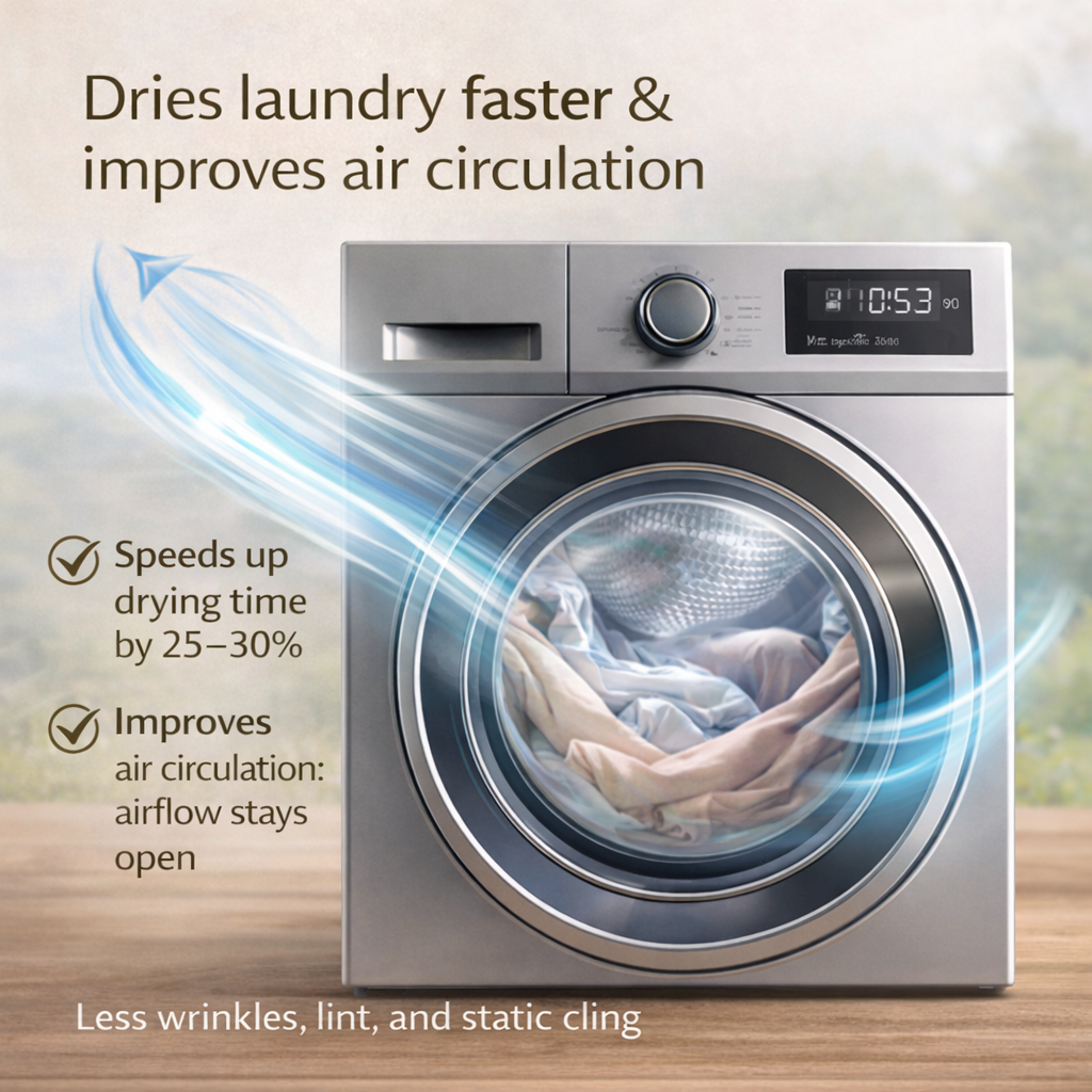 Your laundry dries faster with our dryer balls lang:"en"