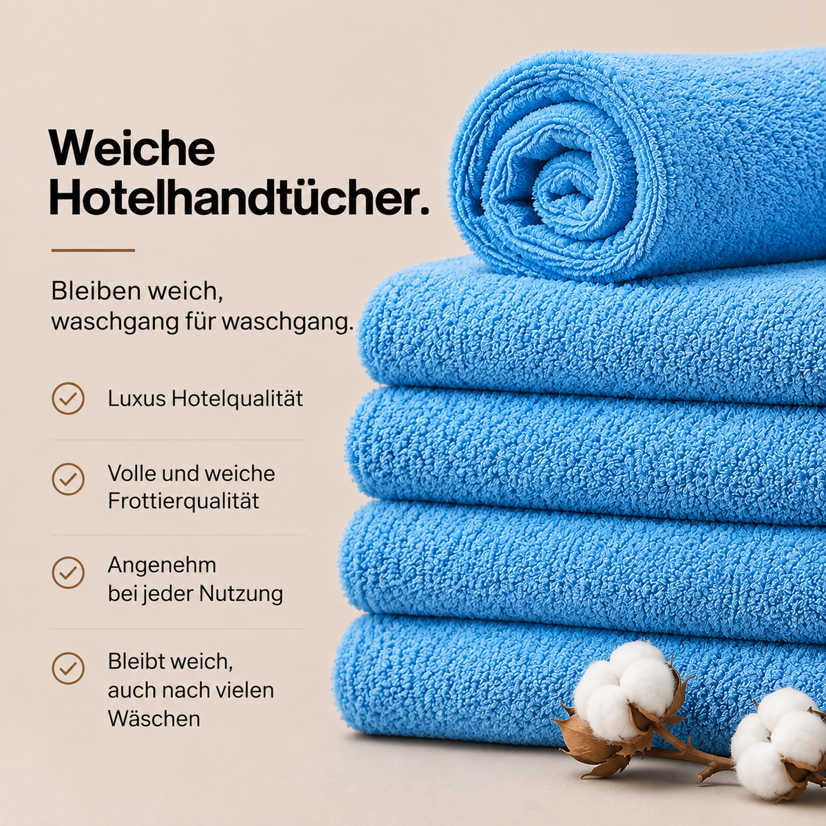 Weiche Hotelhandtücher lang:"de"