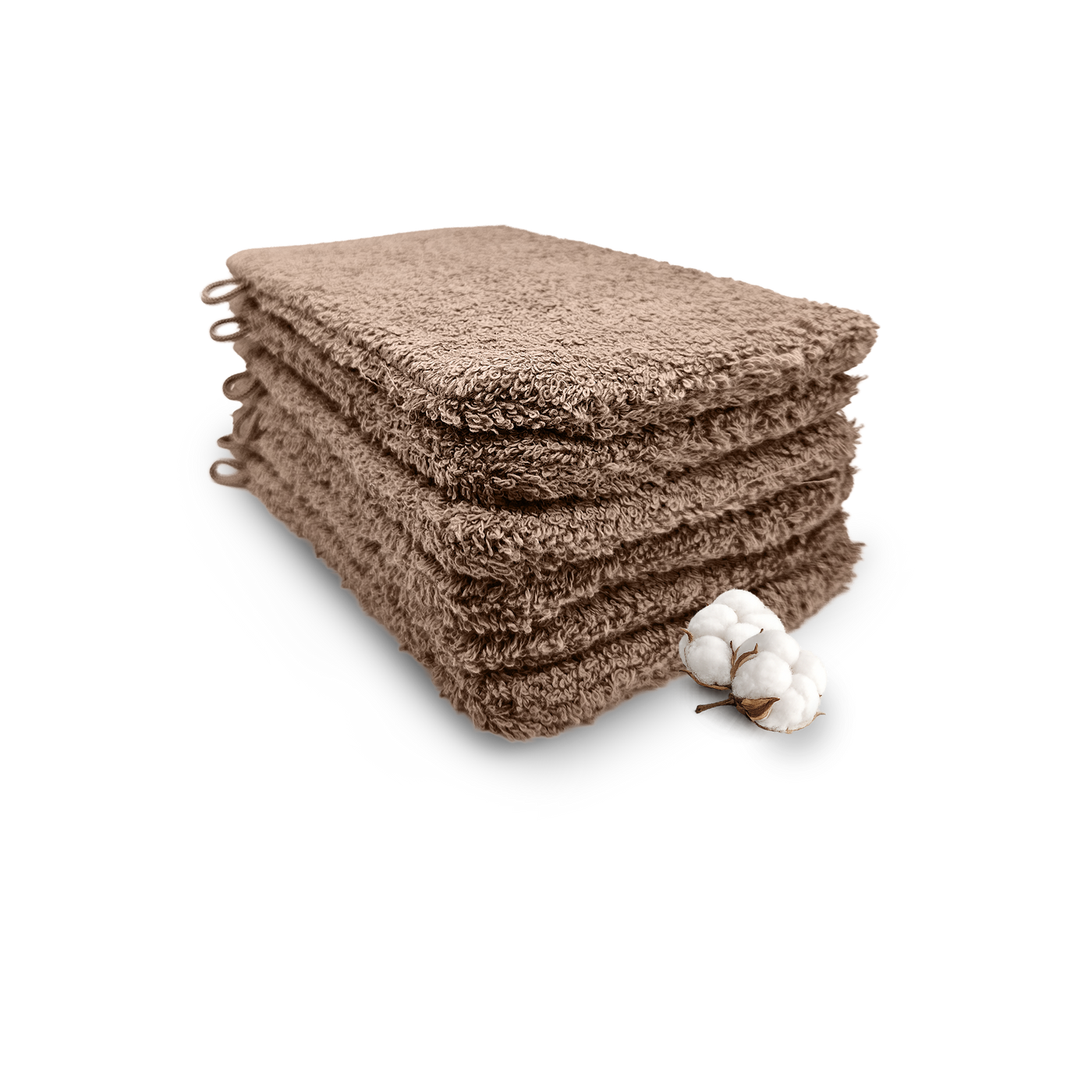 Hotel washandjes kastanje bruin