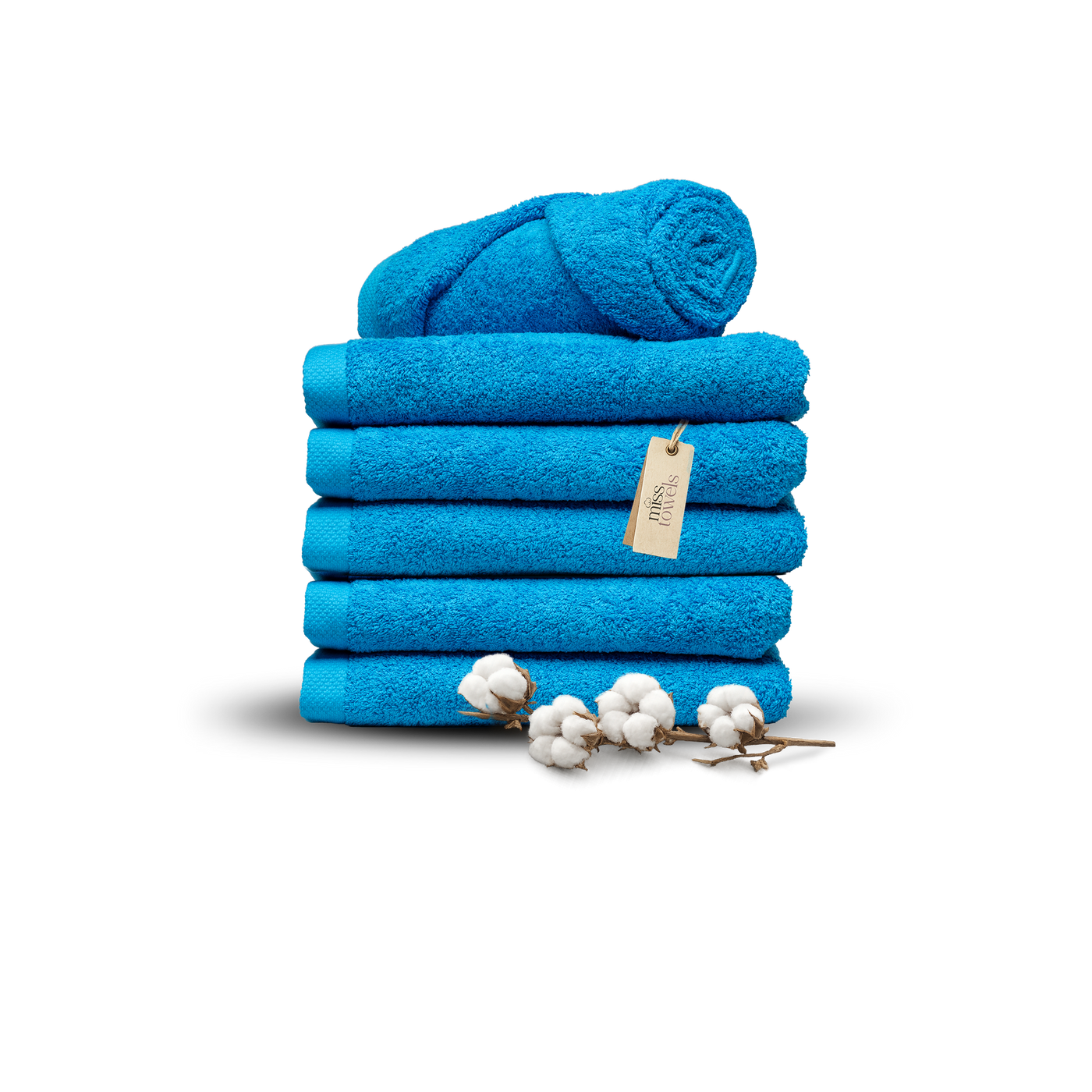 Hotel handdoeken 6 stuks 70x140 turquoise