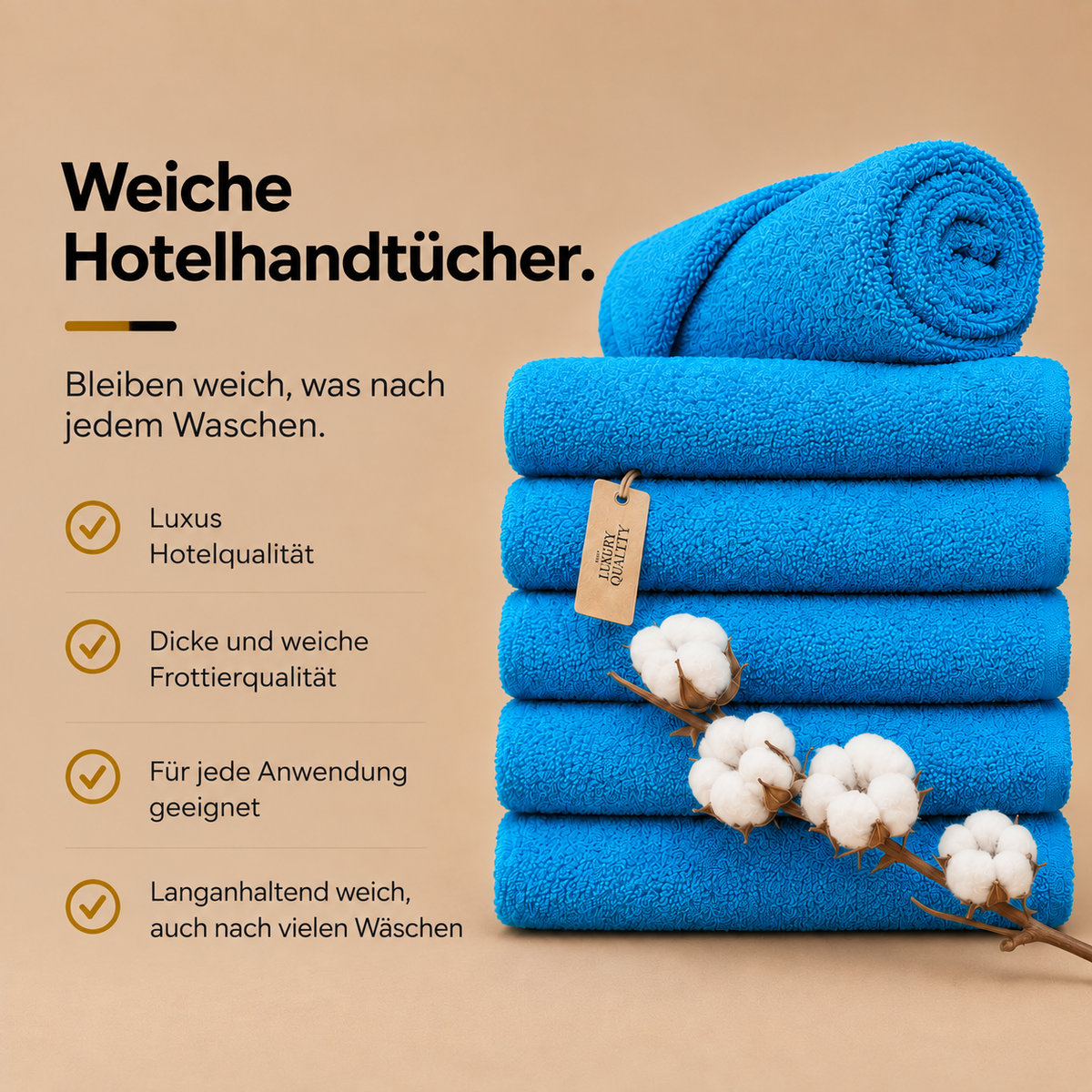 Weiche Hotelhandtücher lang:"de"